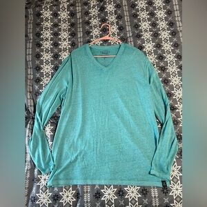 Lucky Brand Teal Long Sleeve Top